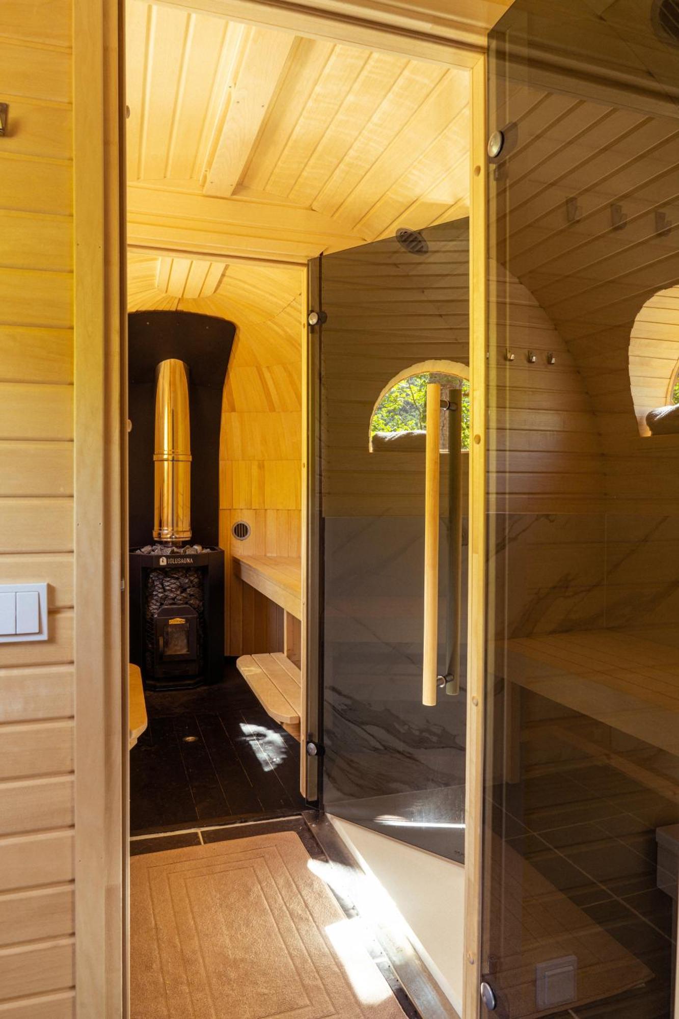 La Forestale Luxury Ecolodge Piano Terra- Appt อัคกวาลาญา ภายนอก รูปภาพ